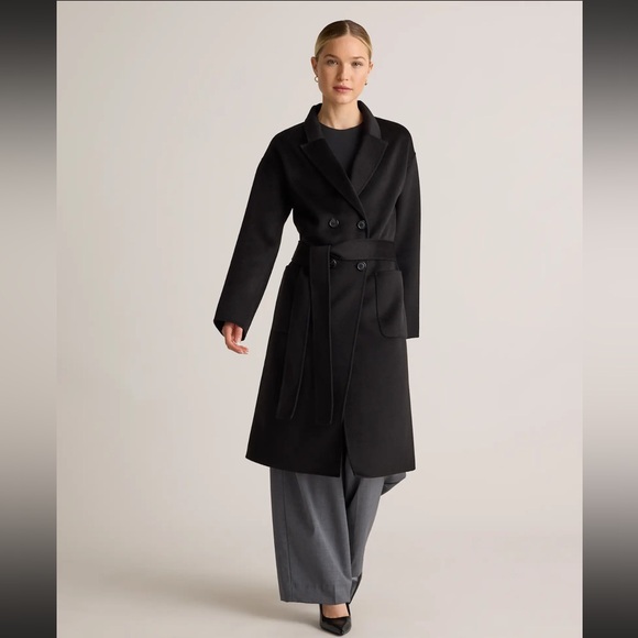 QUINCE 100% Mongolian Cashmere Double-Faced Wrap Coat
Retail $3,990.00 - Picture 6 of 15
